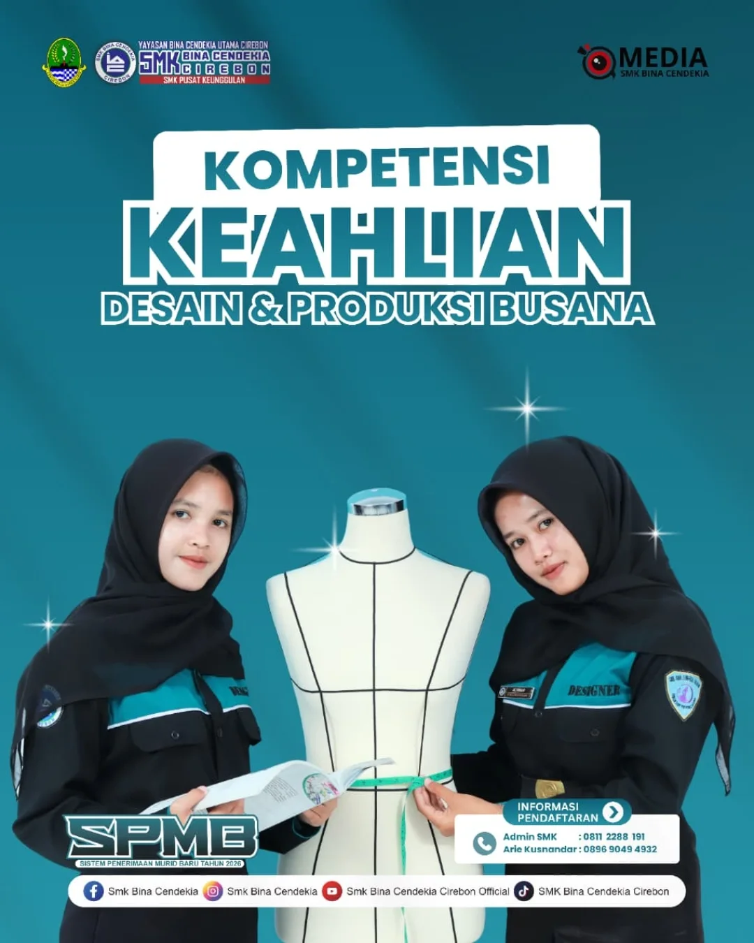 Desain dan Produksi Busana adalah jurusan yang mempelajari proses perancangan hingga pembuatan