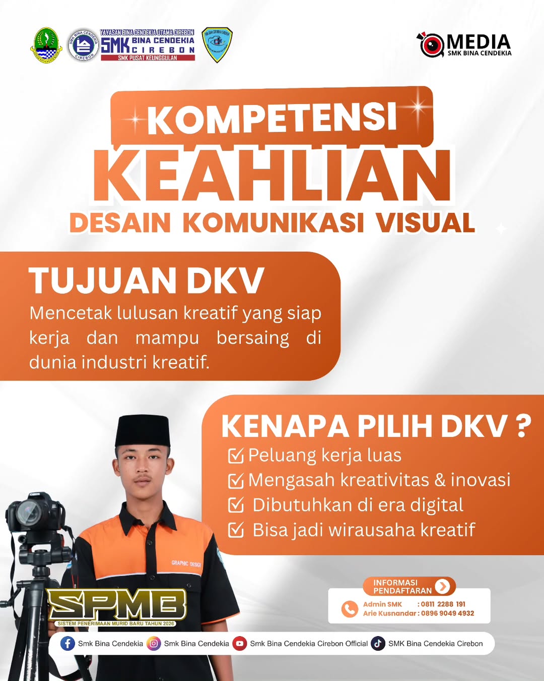 Siap berkarya di dunia kreatif 🎨✨Yuk mari bergabung bersama Jurusan DKV (Desain Komunikasi Vis